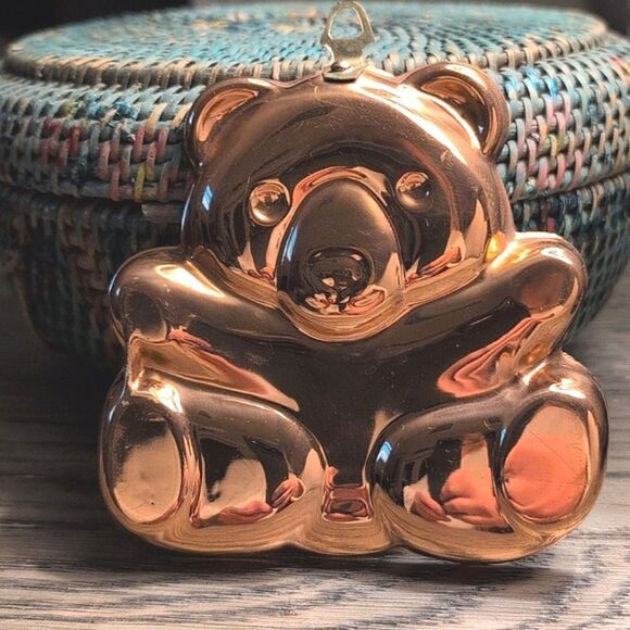 Copper Baby Bear Hanging Mold Made in Portugal - Picture 7 of 7